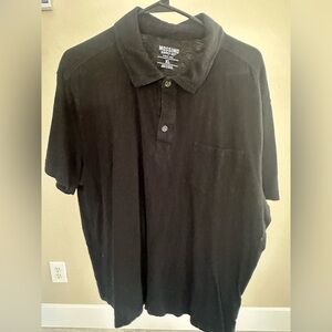 Men’s Massimo black polo shirt